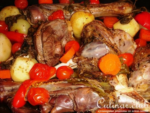 Ягнятина с овощами