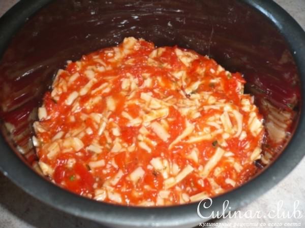 мясной тортик под шубкой