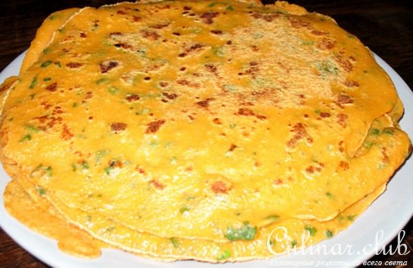 Крем из белой фасоли с креспелле (vellutata di fagioli con crespelle)