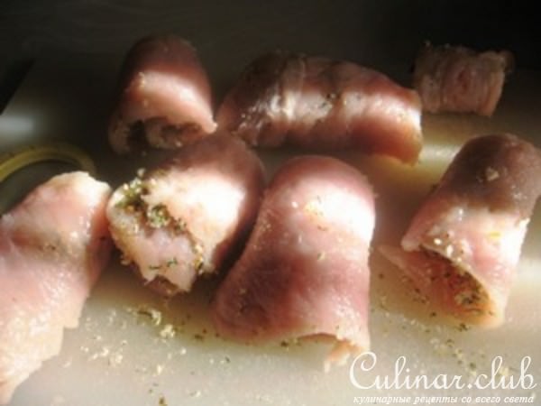 Рулетики с сыром