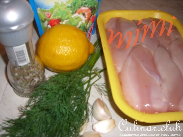 ароматная курочка с французскими травами