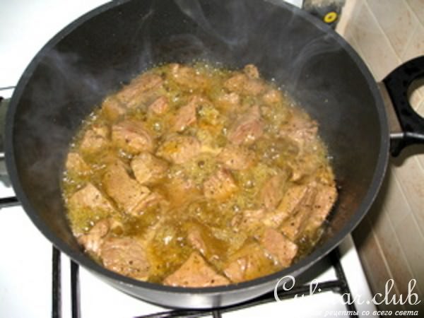 Говядина с машем и рисом