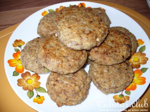 ГРЕЧНЕВЫЕ котлеты ( вариант )