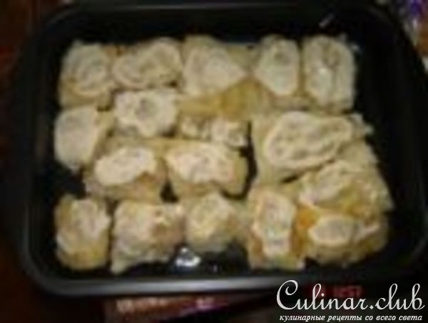 Рыба, запеченная в хрене