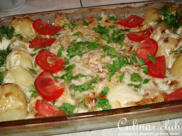 Рыба с беконом