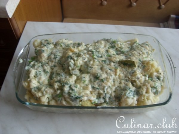 Цветная капуста, запеченная с сыром
