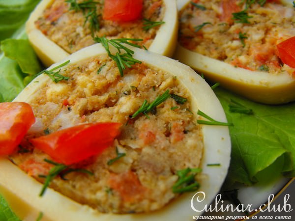 Фаршированные кальмары