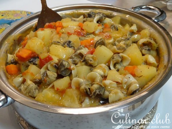 " Соус с Ракушками и Картофелем "