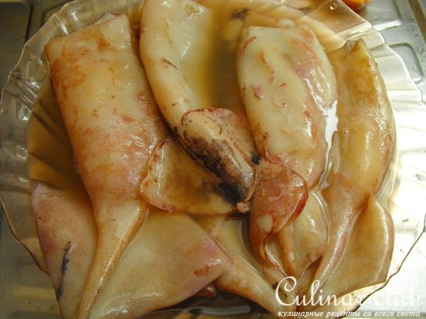Фаршированные кальмары