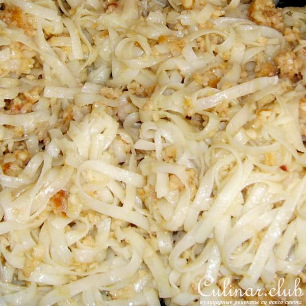 Рисовая лапша с кальмарами а-ля по-флотски