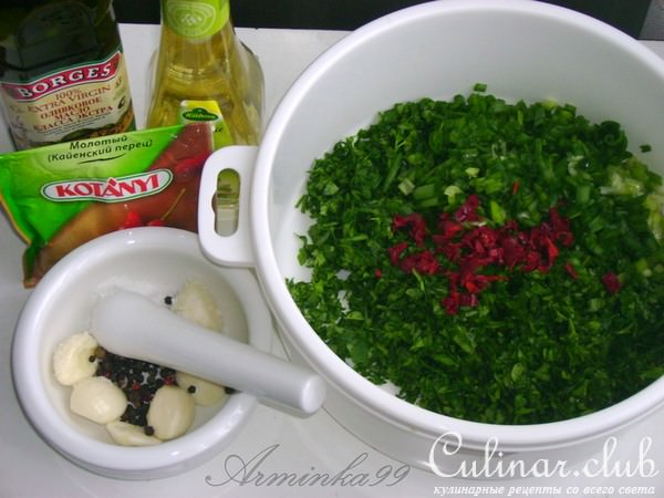 Ковбойский стейк с соусом Чимичури