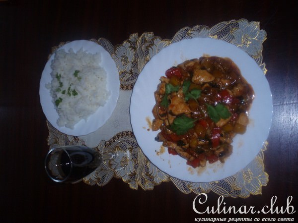 Пикантные курячие ломтики