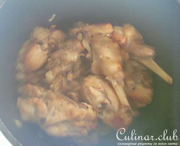 Тушеный кролик с розмарином