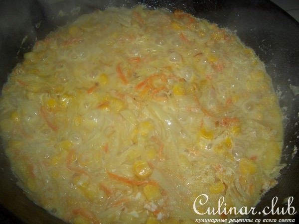 Шарики из говядины с овощами