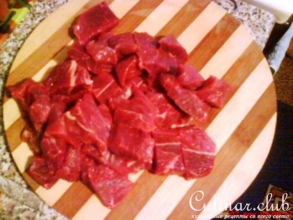 Говядина с картошкой, тушенная в горшочках(Вариант.