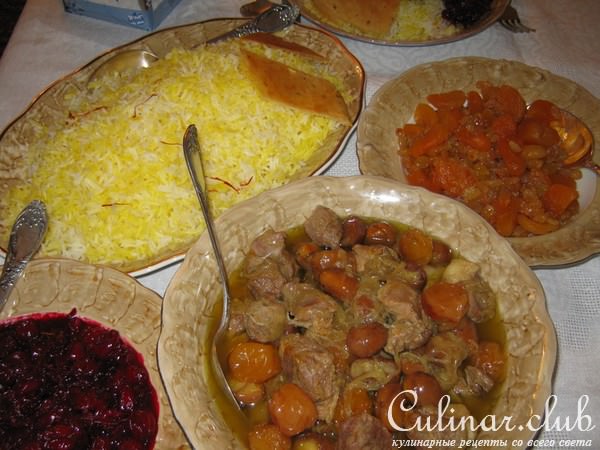 Плов с каштанами -"Туршу говурма"