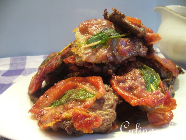 Saltimbocca alla Romana (Шницель по-римски)