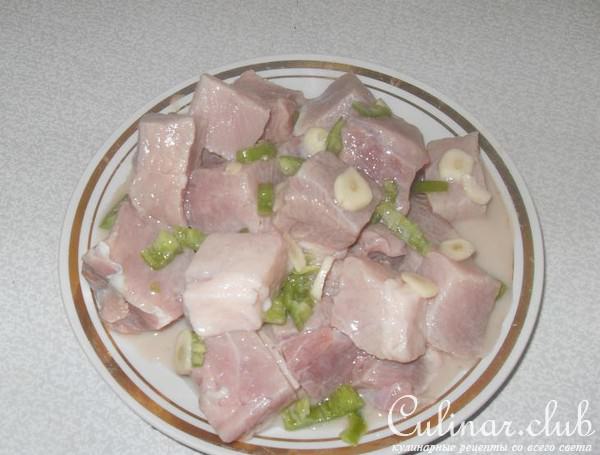 Конгри с жаренной свининой по-кубински (ФМ Куба)