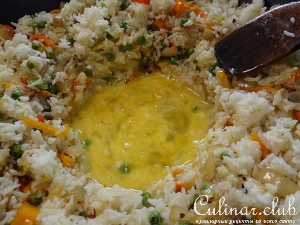 " Мраморная Говядина с Овощами и Рисом "
