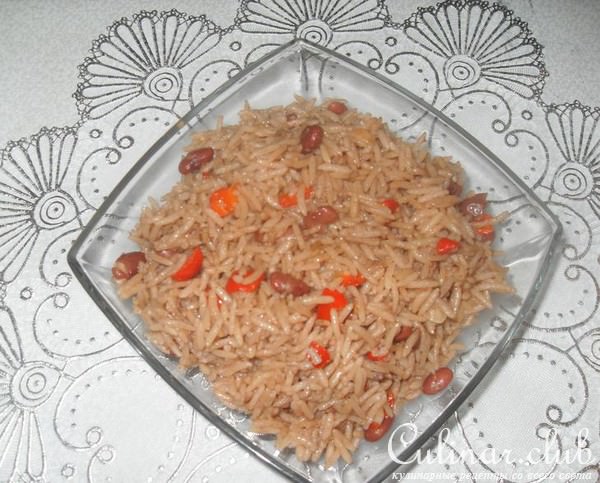 Конгри с жаренной свининой по-кубински (ФМ Куба)