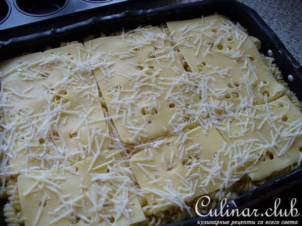 Запеканка с фаршем и макаронами (мой вариант)