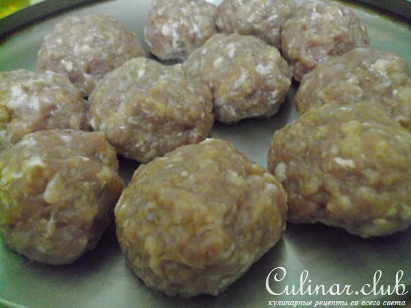Тефтели с макарошками в духовке