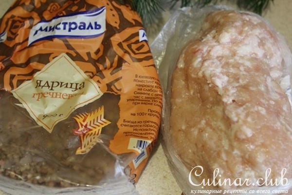 Гречневая каша с болгарским перцем и фаршем