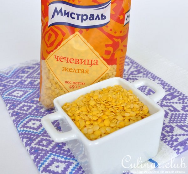 Запеканка из говяжьего фарша, желтой чечевицы и томатов черри