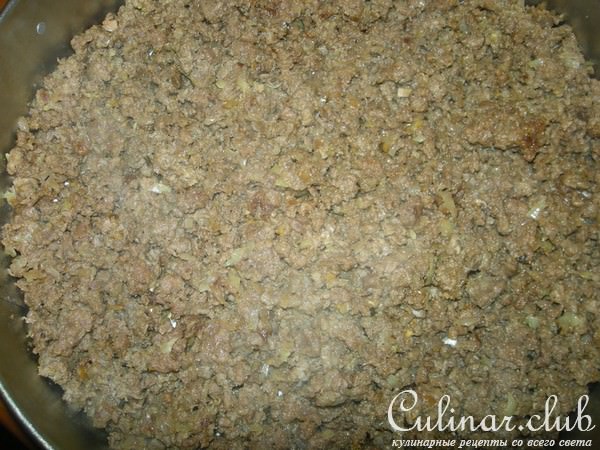 Запеканка с капустой и фаршем