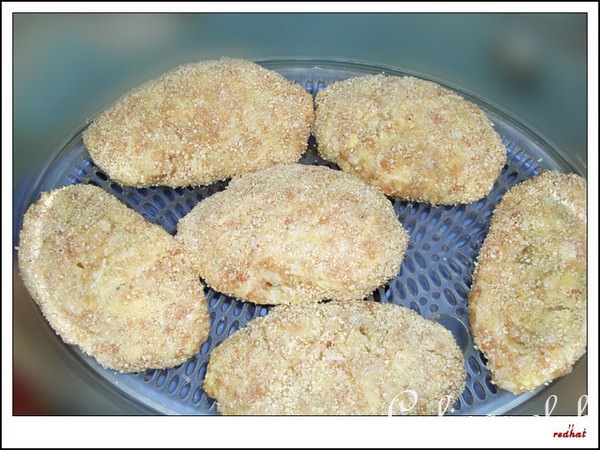 Куриные зразы с грибами (паровые)