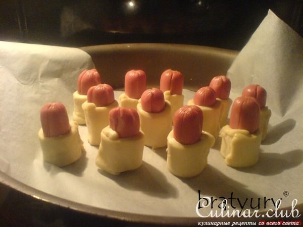 Сосиски в тесте. Мягко сказано, вкусный вариант