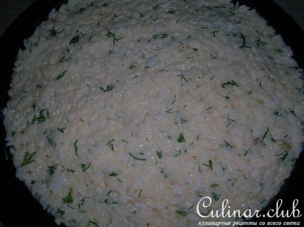 Запеканка " Снежная", невероятно нежная, рисовая с грибами и курятиной