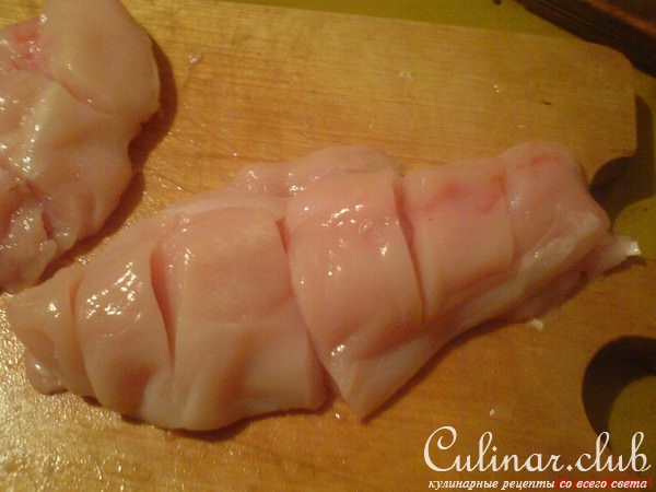 Куриные шарики с яблоками