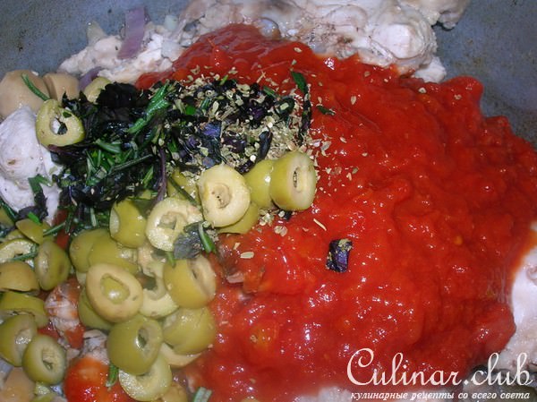 Курица по-средиземноморски