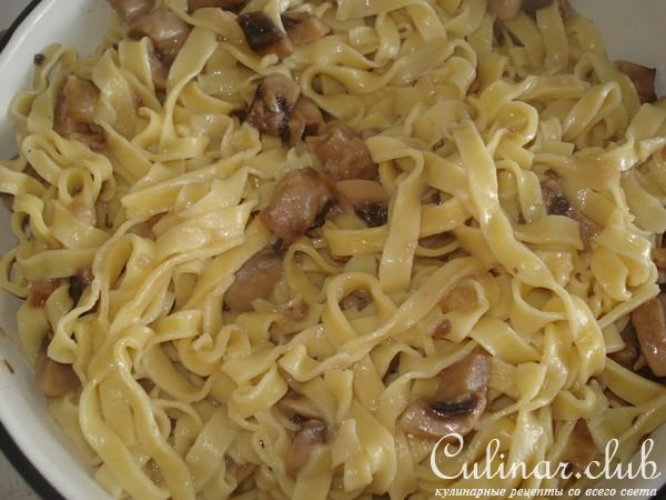 Курица фаршированная домашними тельяттели
