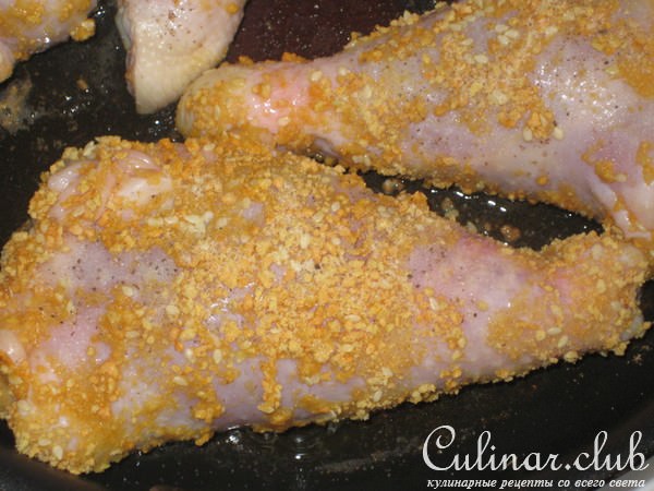 Куриные ножки,фаршированные сыром и луком-пореем.