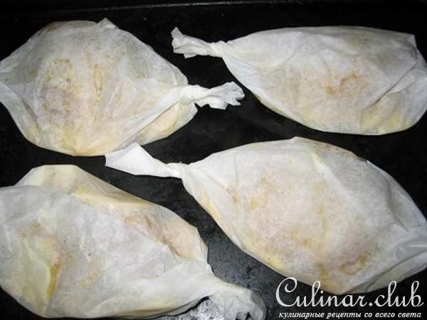Куриные окорочка с картошкой, запеченные в "конвертиках"