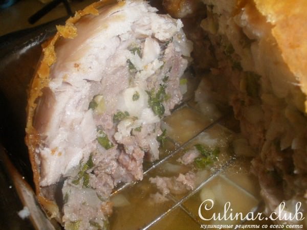 Фаршированная курица. Аромааатная!