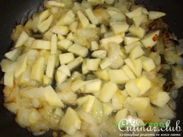 Индейка в картофельном соусе