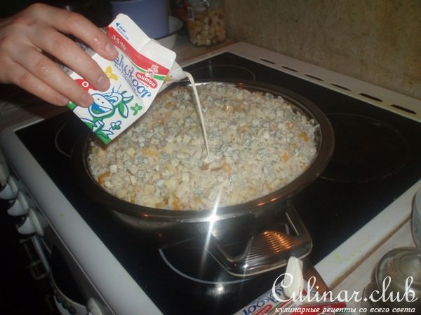 запеканка из риса и курицы