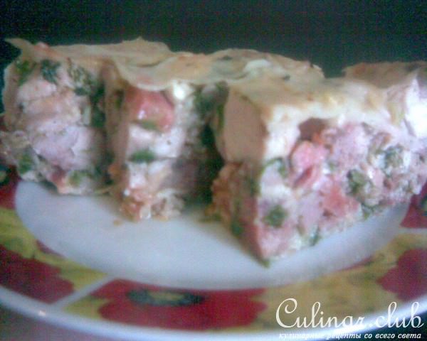 Очень мясная курочка ( фаршированная курица)