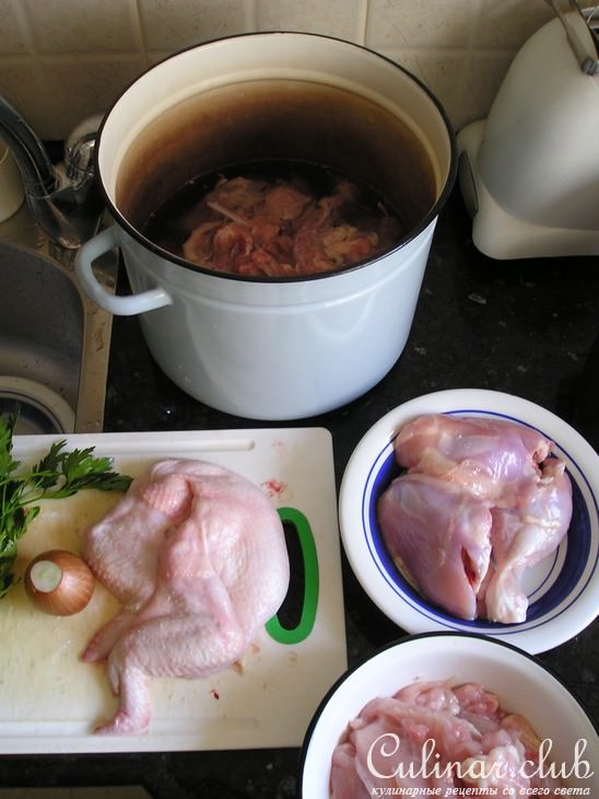 Куриная шейка фаршированная