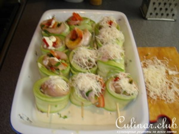 Куриные рулетики в сюртучках (вариант)