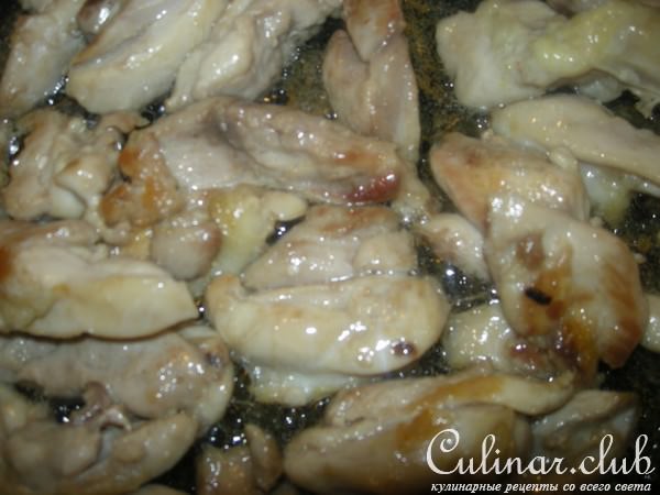 Курица с баклажанами