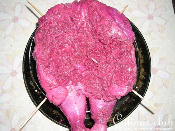 Розовая курица и новая поза без чая и церемоний симбиоз двух рецептов