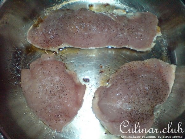 Кармашки из индейки,заполненные грибами