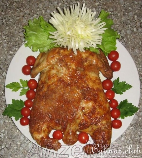 Галантин из курицы.(еще один вариант)