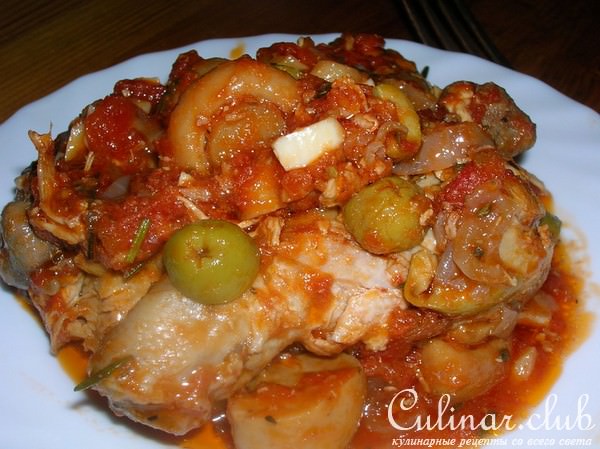 Курица по-средиземноморски