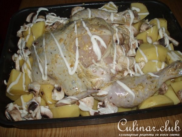 курочка из духовки