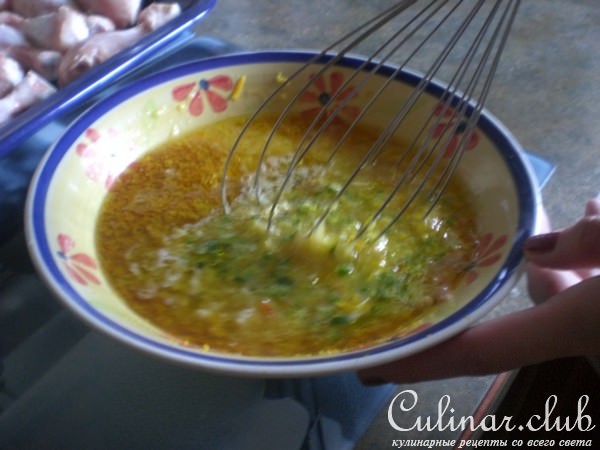 Куриные ножки с горчично-медовым соусом